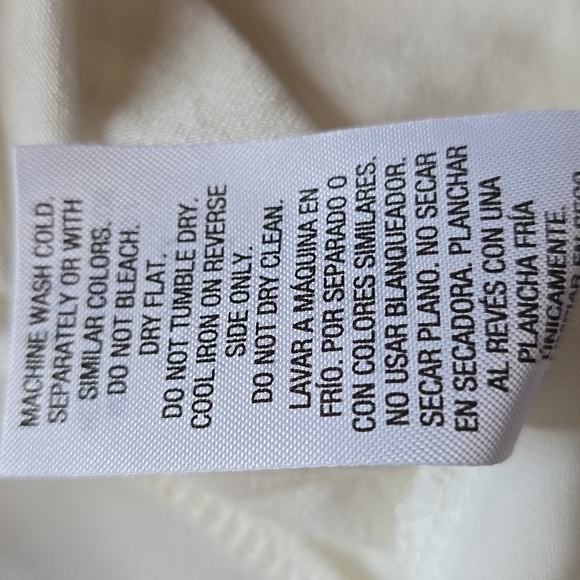 Simply Styled, Off-White, Ruffled Cap Sleeve, Scoop Neckline, Off-White Top, S - Picture 8 of 8